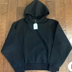 Men's Black Hoodie Sweatshirt - Unbranded